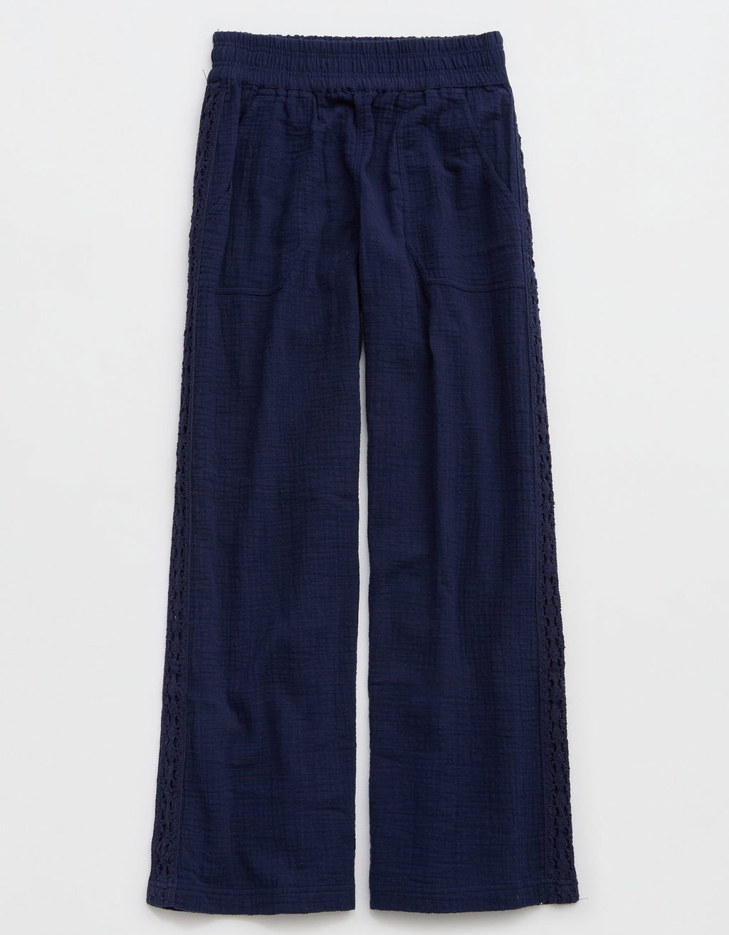 Pantalón Aerie bajo y holgado - Azul 0493_8453_410_f