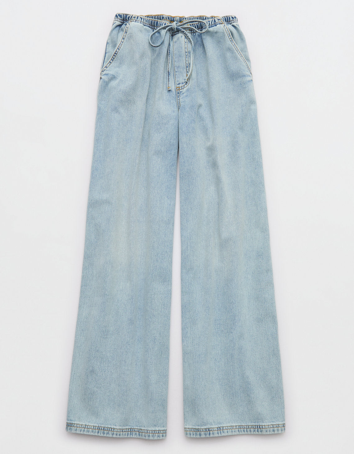 Pantalón de Mezclilla Aerie Daydream Ajustable - Azul 0493_8484_401_f