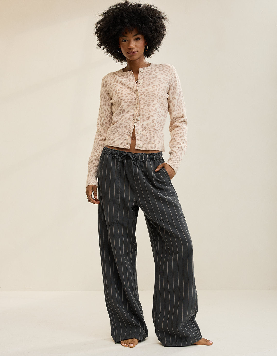 Pantalón Workwear By Aerie - Gris 0493_8581_005_of