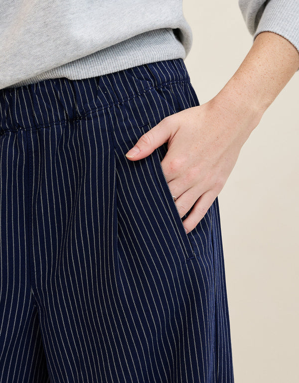 Pantalón de rayas By Aerie - Azul