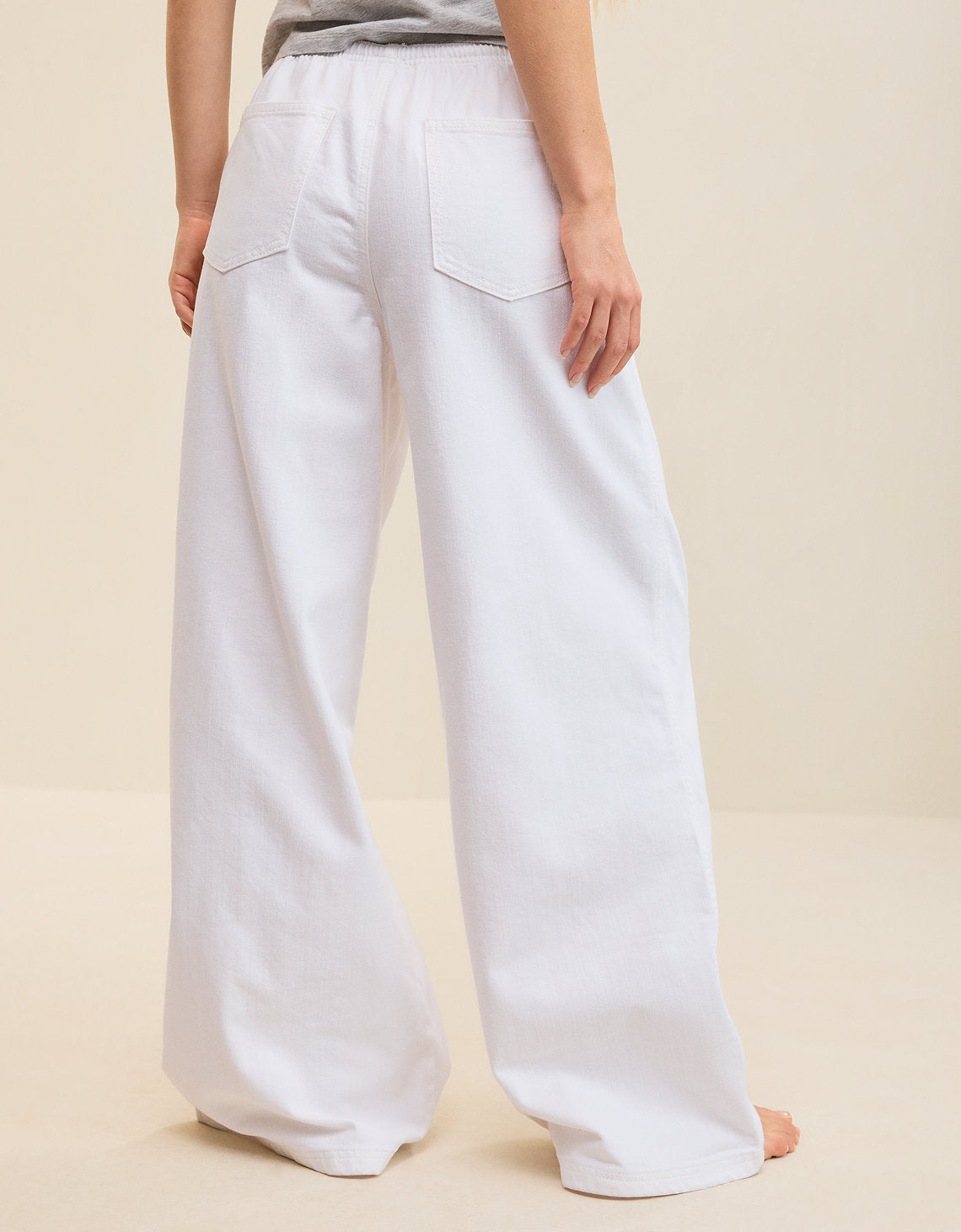 Pantalón de Mezclilla Aerie Daydream Ajustable - Blanco 0493_8817_100_ob