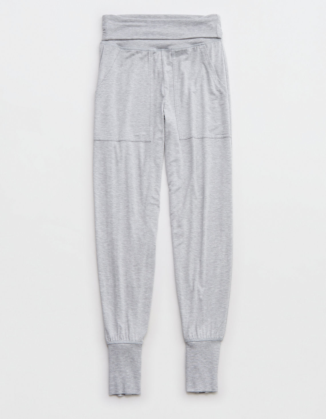 Pantalón de pijama Aerie en franela - Gris 0496_1501_012_f