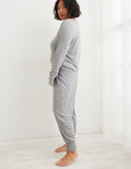 Pantalón de pijama Aerie en franela - Gris 0496_1501_012_of