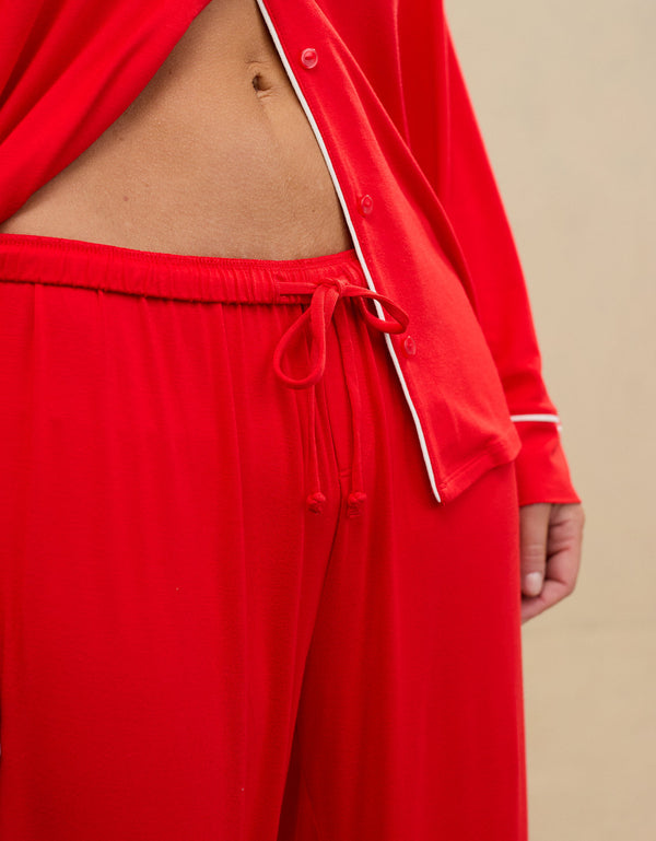 Pantalón de pijama de mujer Aerie - Rojo