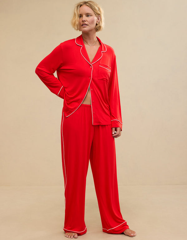 Pantalón de pijama de mujer Aerie - Rojo