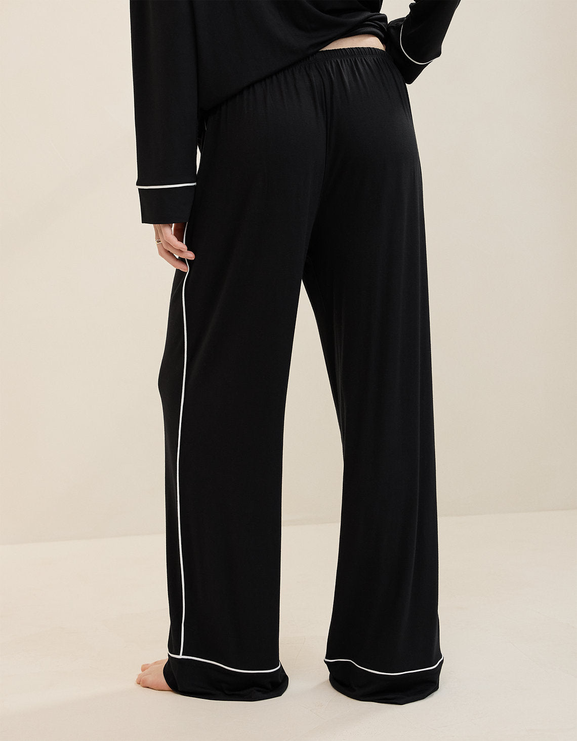 Pantalón de Pijama Real Soft By Aerie - Negro 0496_1770_073_ob