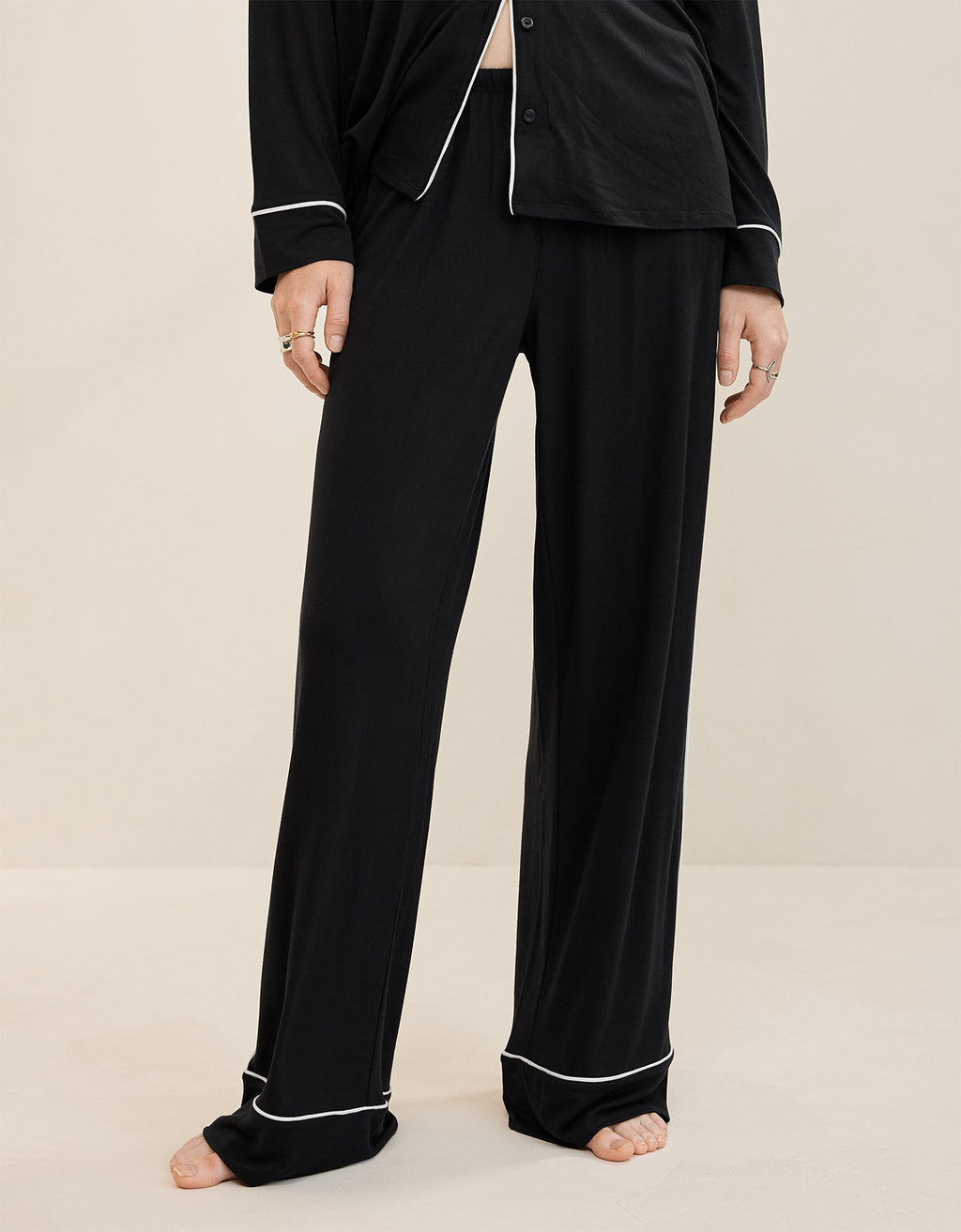 Pantalón de Pijama Real Soft By Aerie - Negro 0496_1770_073_os