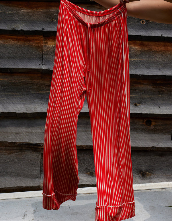 Pantalón de Pijama Real Soft By Aerie - Rojo