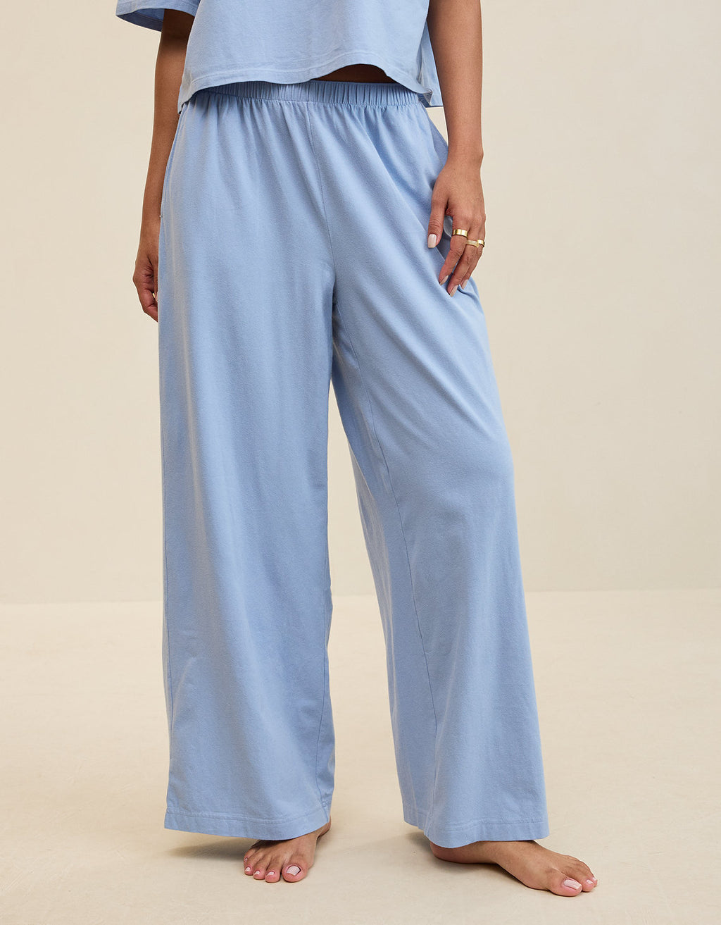 Pantalón de pijama Aerie Dream Jersey - Azul 0496_1908_412_of