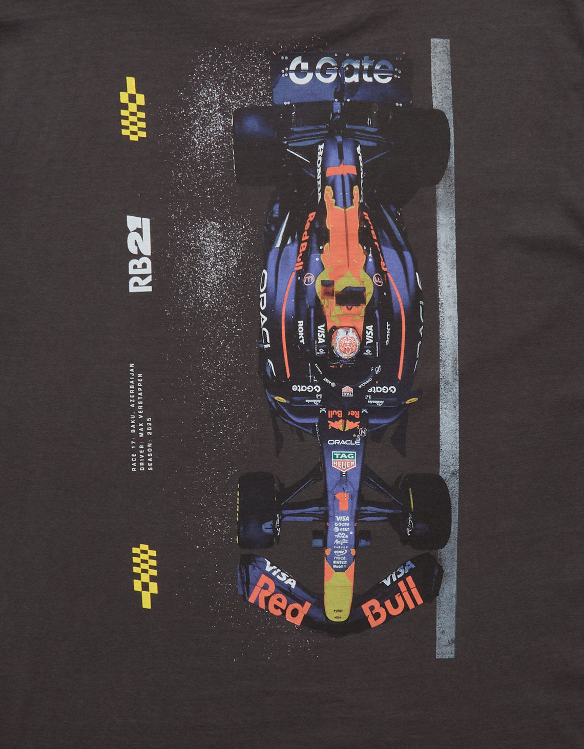 Camiseta gráfica de ajuste estándar Ae x Oracle Red Bull Racing - Gris 0519_6065_023_d1