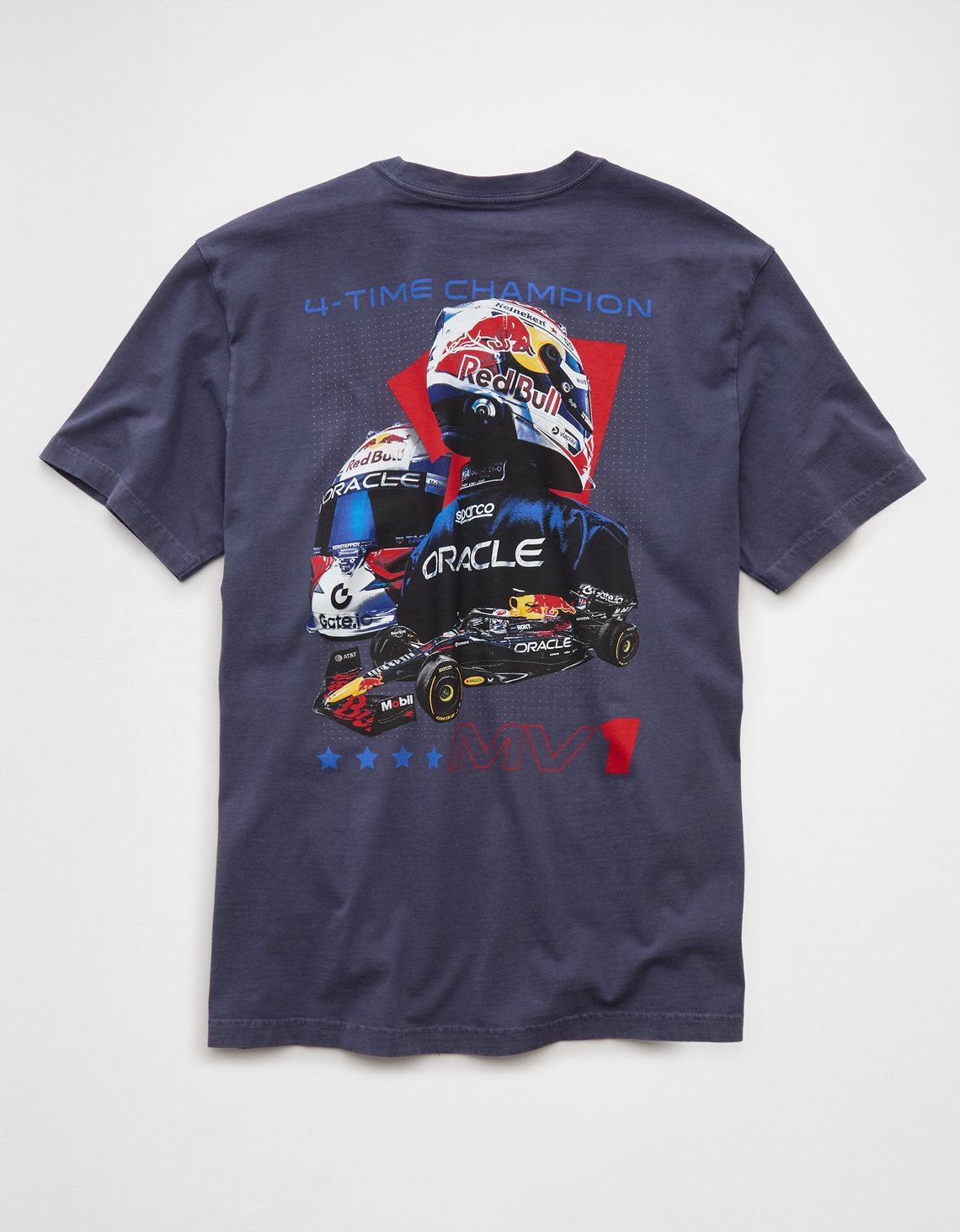 Camiseta gráfica de ajuste estándar Ae x Oracle Red Bull Racing - Azul 0519_6065_410_b