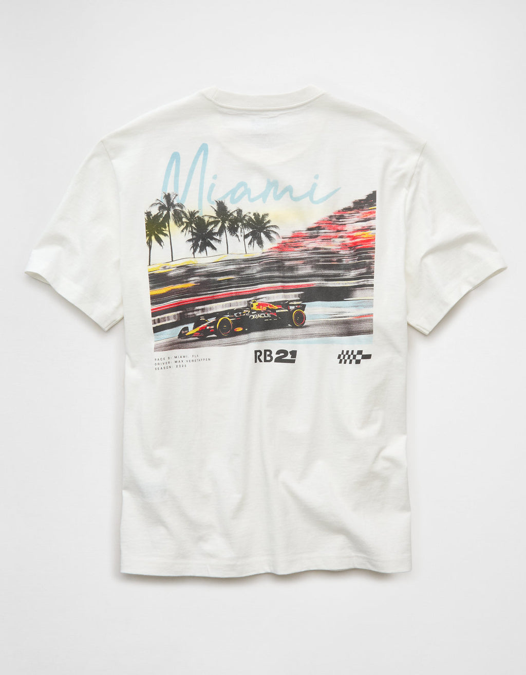 Camiseta gráfica de ajuste estándar Ae x Oracle Red Bull Racing - Blanco 0519_6066_100_b