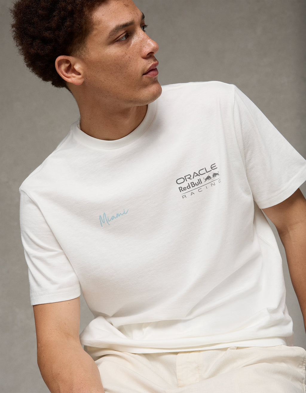 Camiseta gráfica de ajuste estándar Ae x Oracle Red Bull Racing - Blanco 0519_6066_100_d2