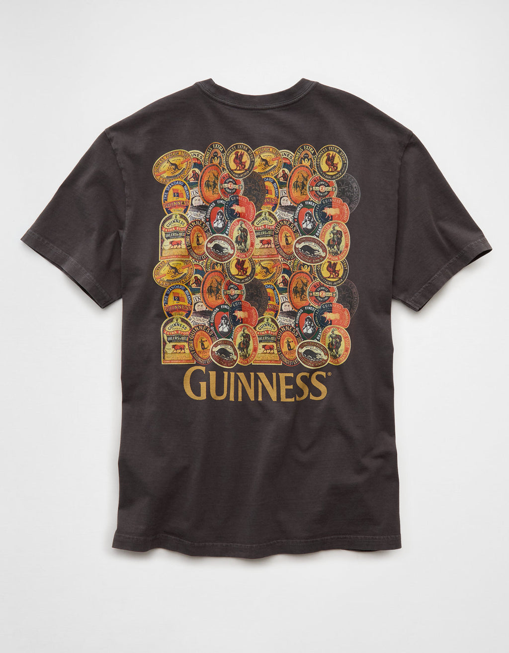 Camiseta gráfica Guinness de ajuste estándar para hombre - Gris 0519_6069_023_b