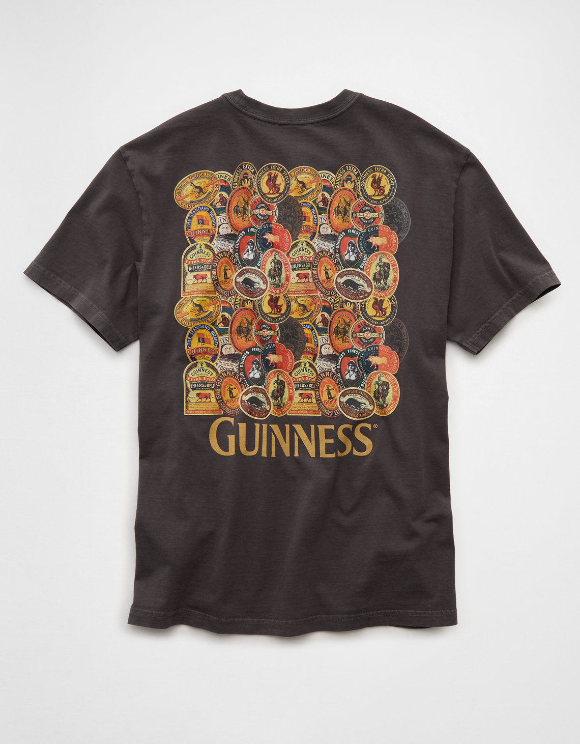 Camiseta gráfica Guinness de ajuste estándar para hombre - Gris 0519_6069_023_b