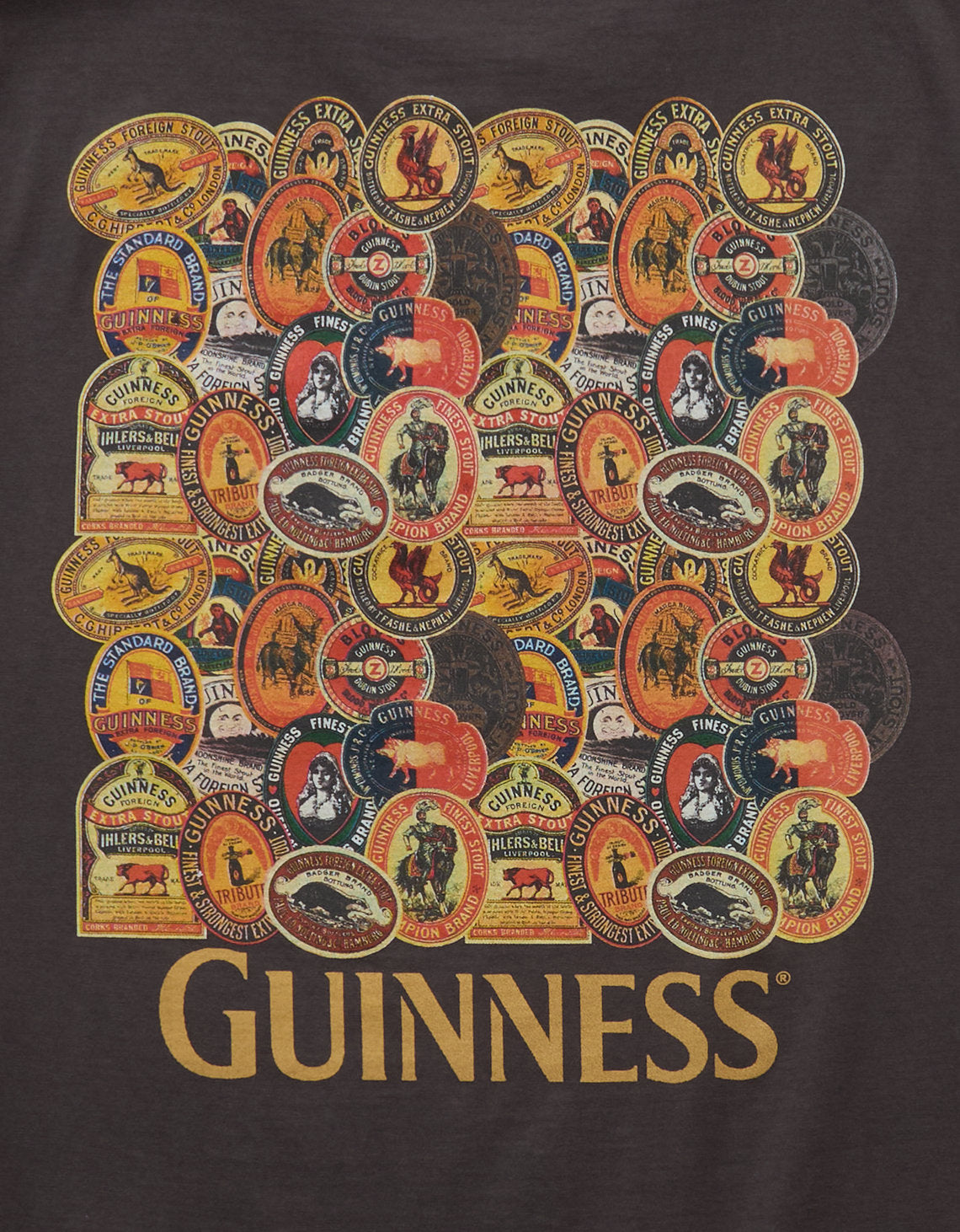 Camiseta gráfica Guinness de ajuste estándar para hombre - Gris 0519_6069_023_d1
