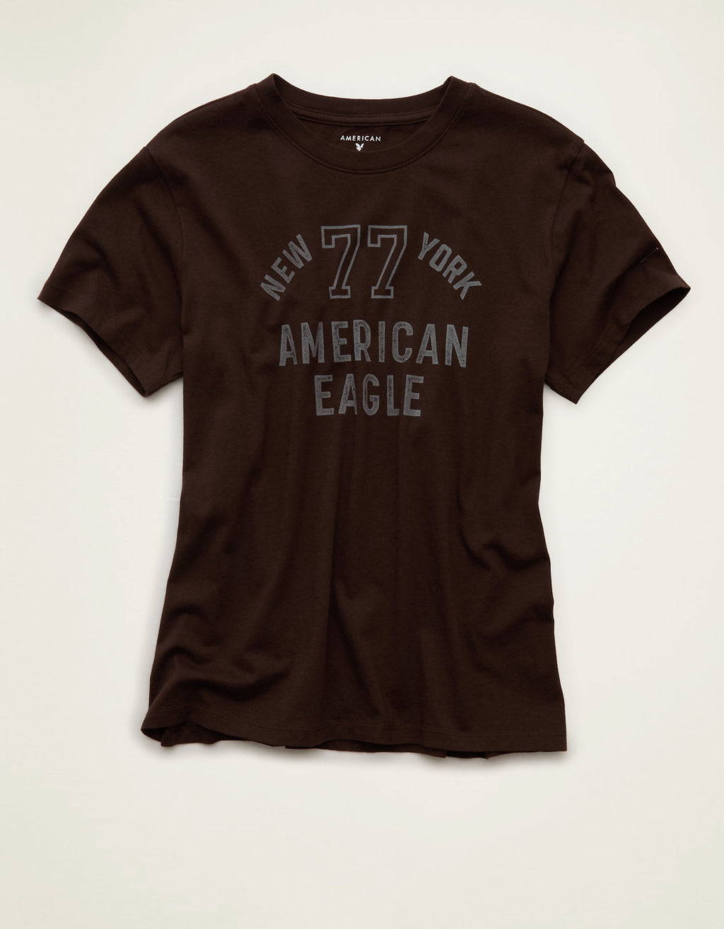 Camiseta Gráfica de Uso Diario Ae - Café 0531_1729_215_f