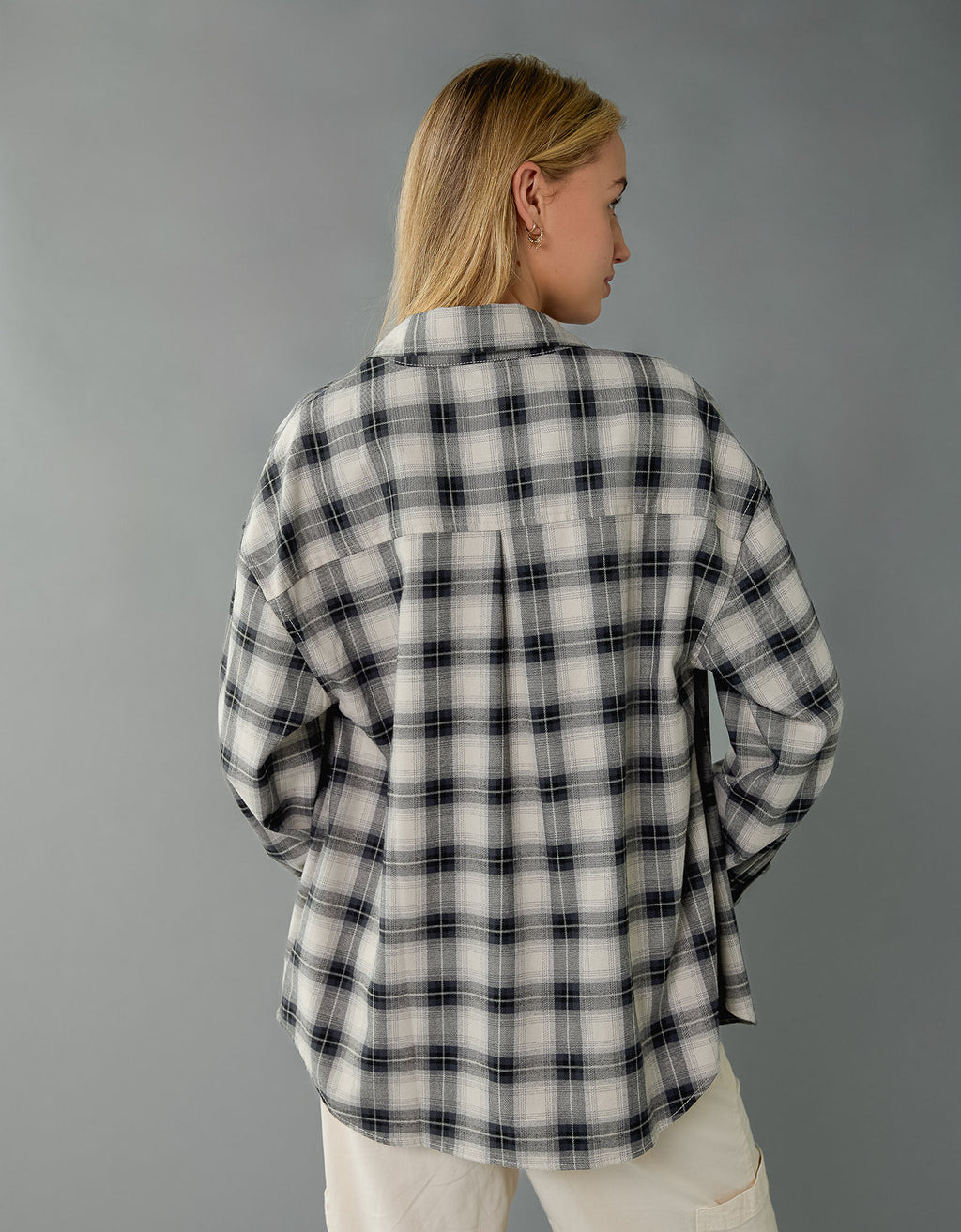 Camisa Abotonada Ae - Gris 0536_6536_020_ob