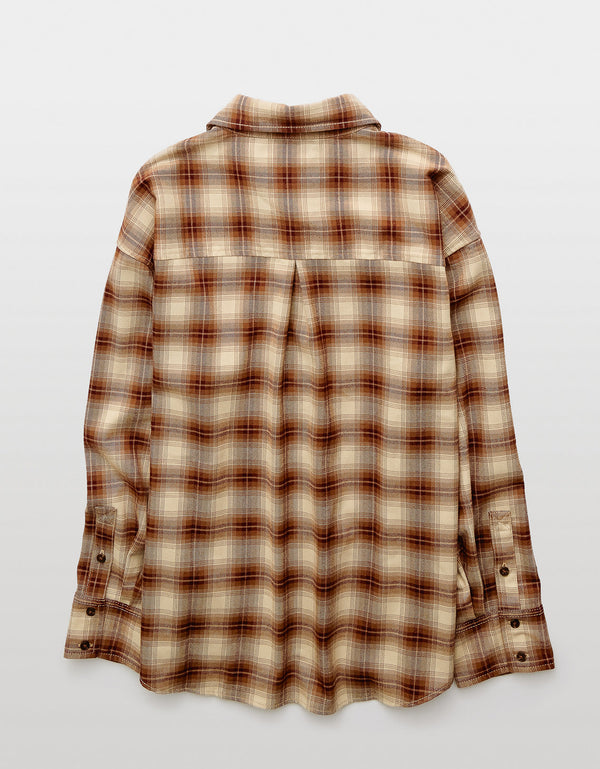 Camisa Abotonada Ae - Café