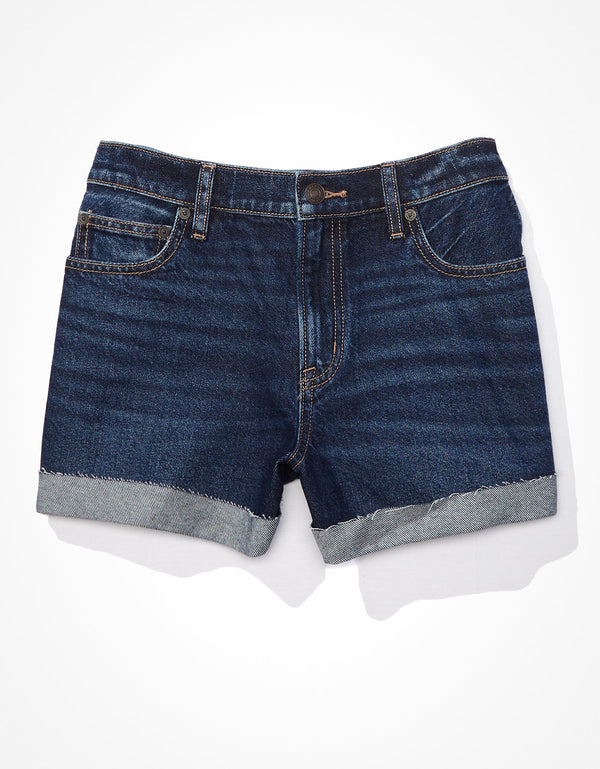 Short Ae estilo Boyfriend de mezclilla estilo años 90 - Azul