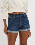 Short Ae estilo Boyfriend de mezclilla estilo años 90 - Azul 0547_7340_738_of