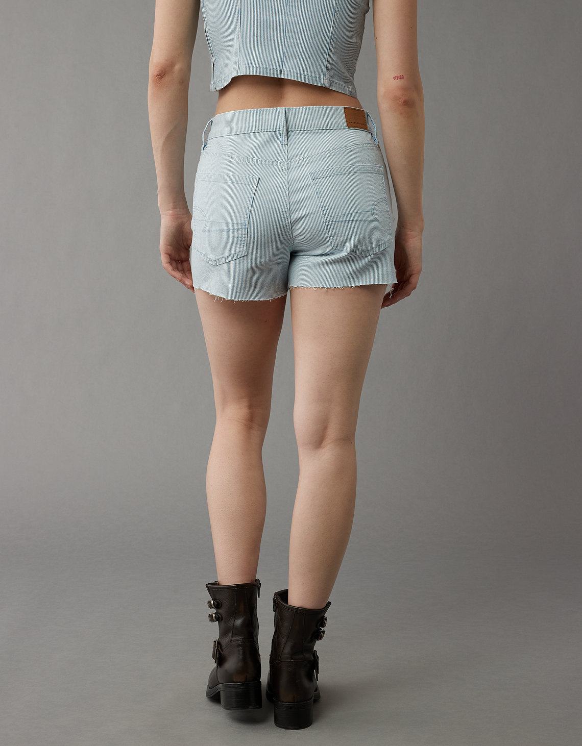 Short en denim AE noventero - Azul 0547_7868_478_ob