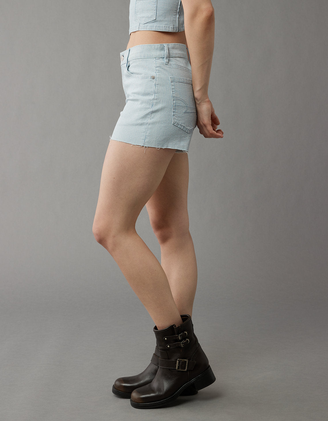Short en denim AE noventero - Azul 0547_7868_478_os