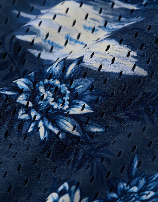 Ae 6 Pantalón Corto Lounge de Malla - Azul