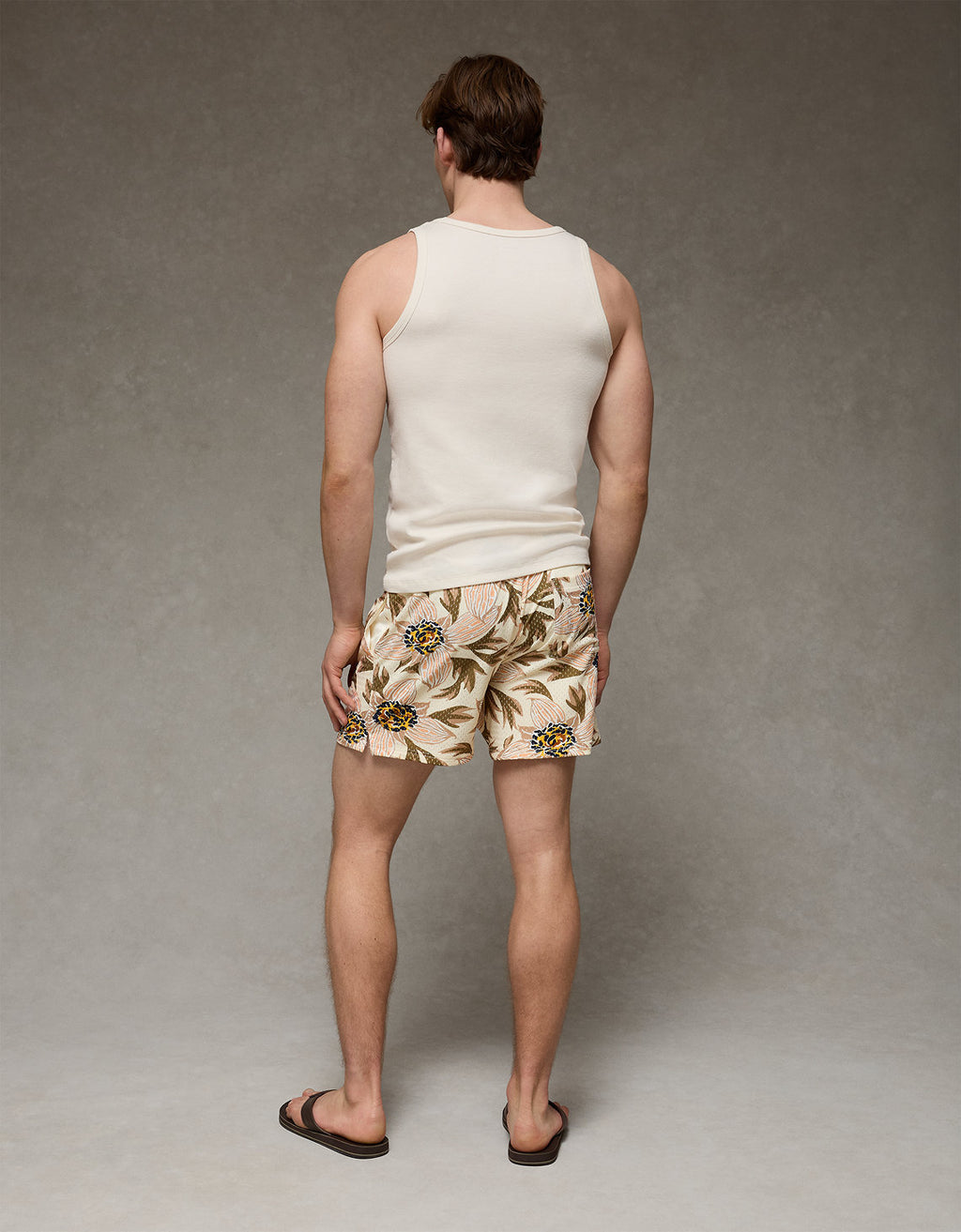 Ae 6 Pantalón Corto Lounge de Malla - Beige 0552_7474_676_ob