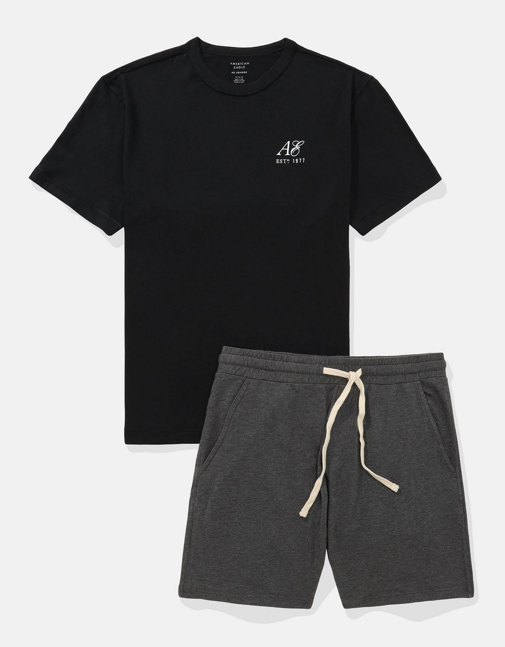 8050 INTL TEE AND SHORT SET - Negro 0554_8050_001_f