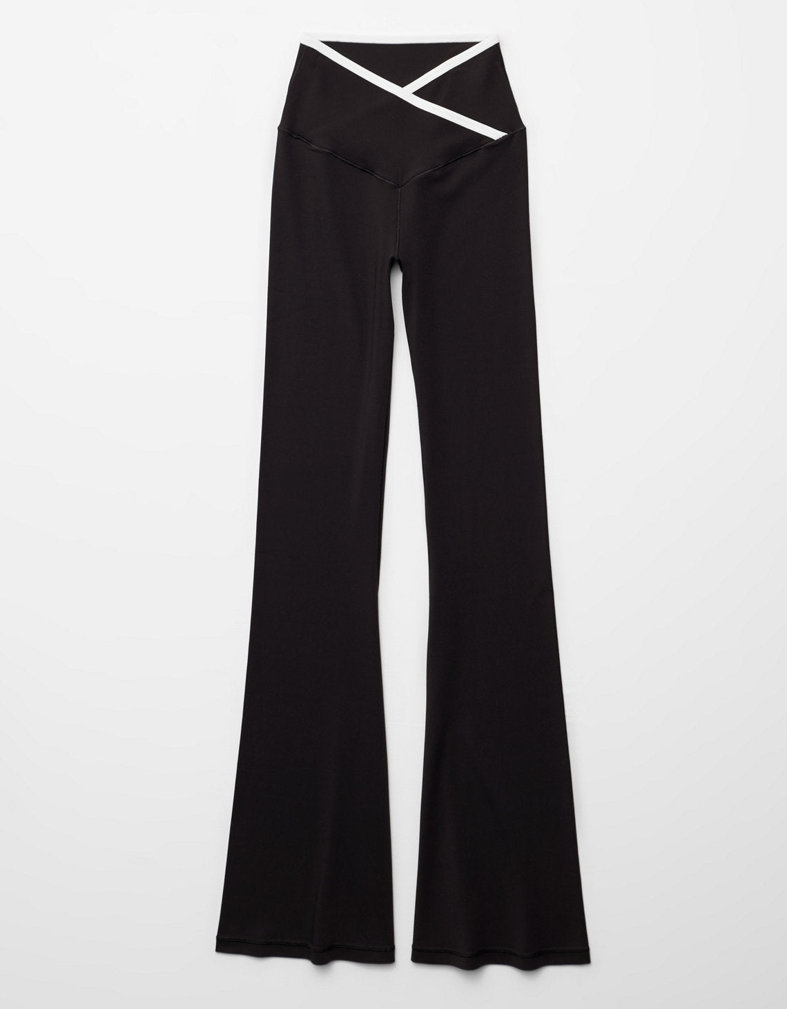 Legging Flare OFFLINE Real Me de Cintura Alta con Fruncido By Aerie - Negro 0702_6297_073_f