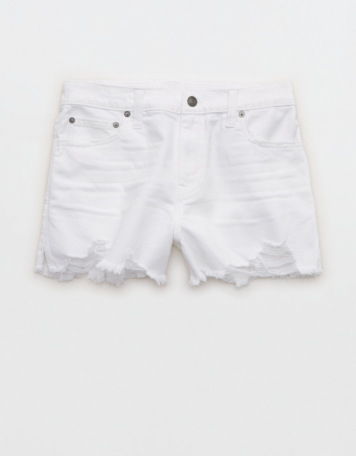 Short Aerie de mezclilla Daydream - Blanco 0706_8008_100_f