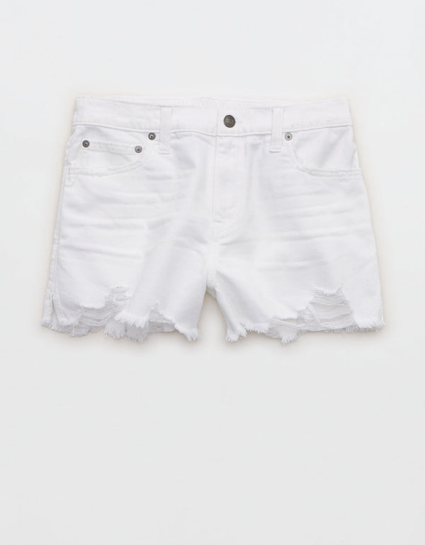 Short Aerie de mezclilla Daydream - Blanco