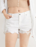 Short Aerie de mezclilla Daydream - Blanco 0706_8008_100_of