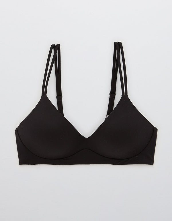 Bra sin varilla con realce - Negro