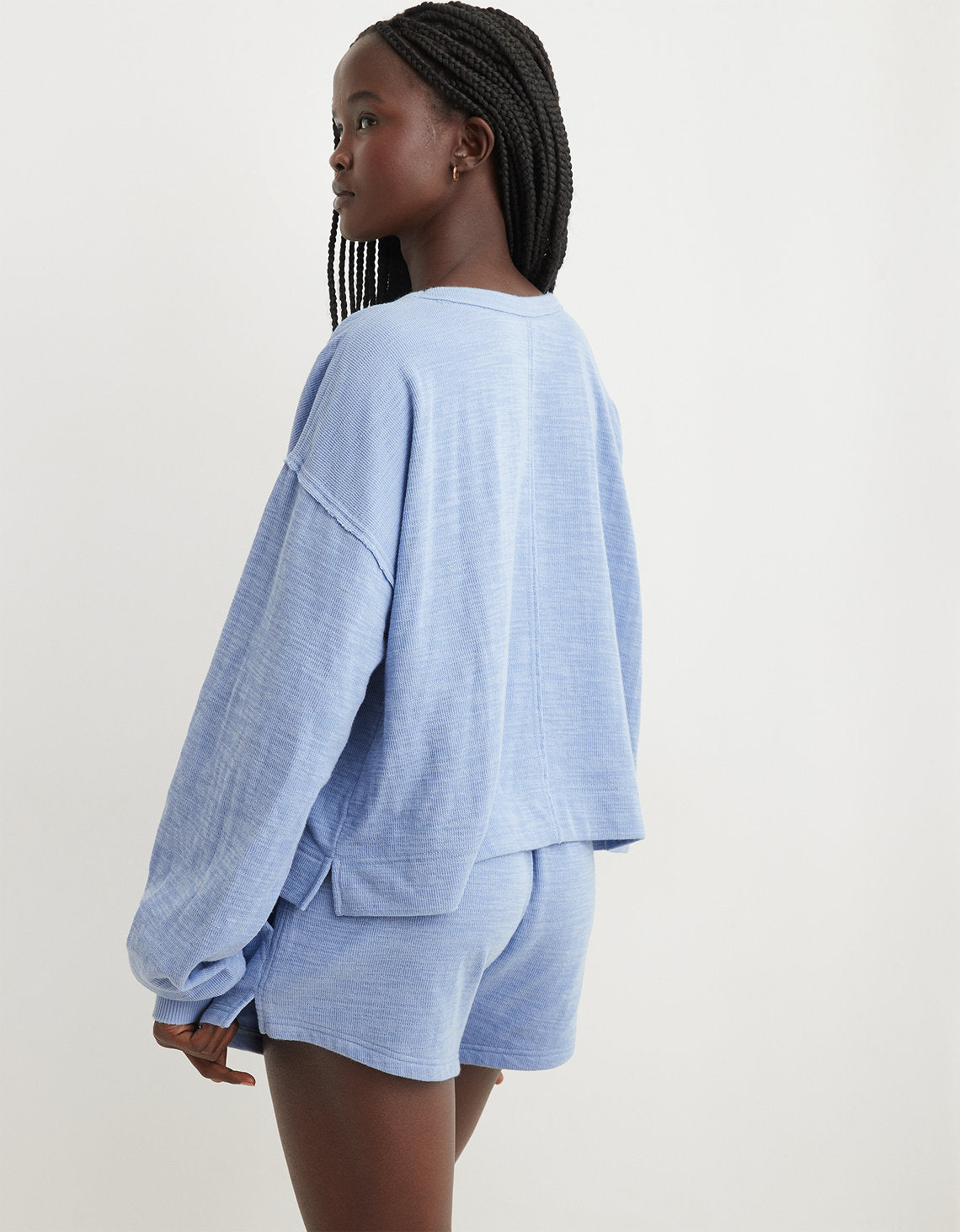 Suéter Aerie Everyday - Azul 0743_3335_412_ob