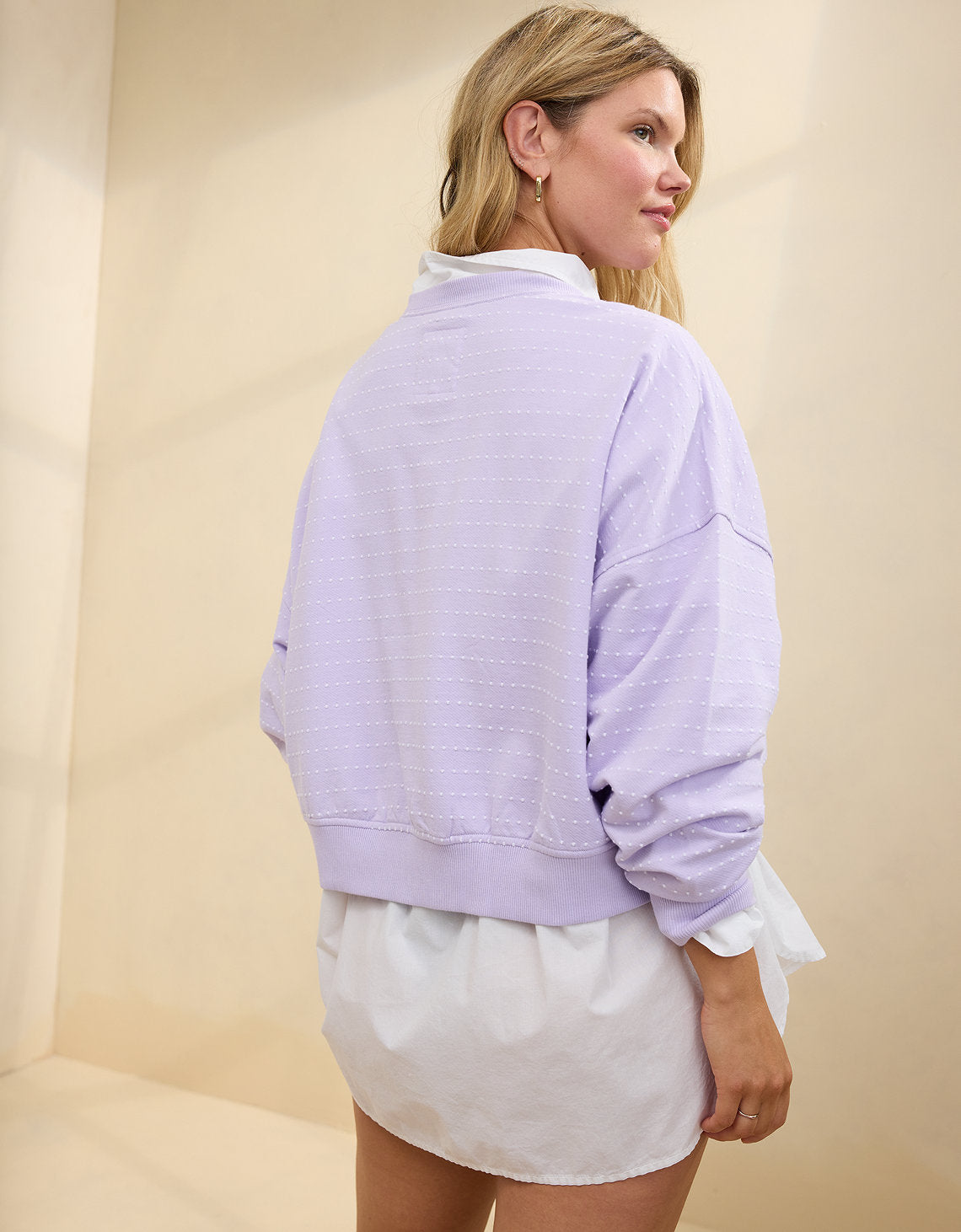 Buzo Take It Easy Cuello Redondo para Mujer Aerie - Generico 0743_3578_580_ob