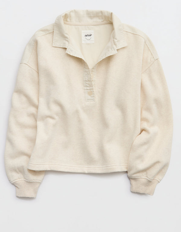Sudadera de Primera Clase Aerie - Blanco