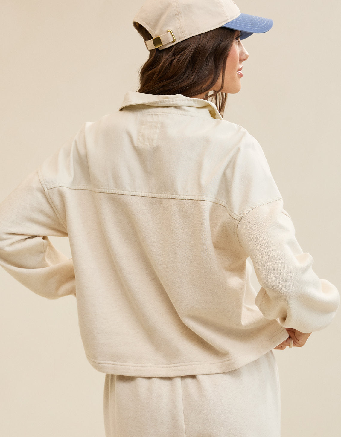 Sudadera de Primera Clase Aerie - Blanco 0743_3849_062_ob