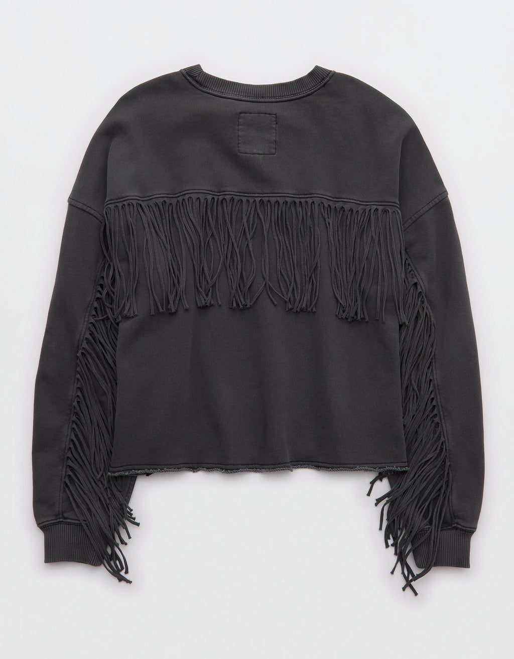 Sudadera con cuello redondo del equipo del festival Aerie Fringe - Gris 0743_3933_005_b