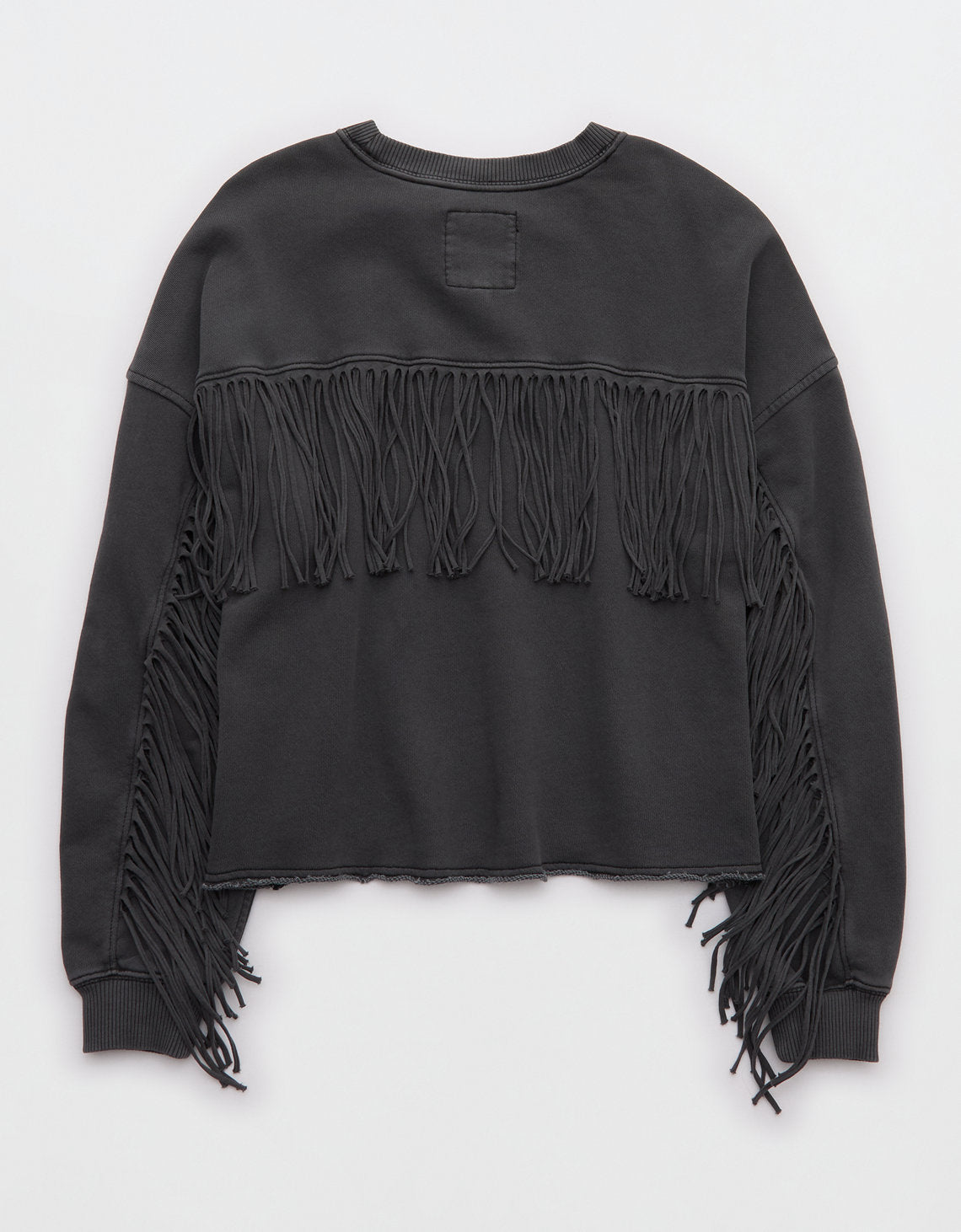 Sudadera con cuello redondo del equipo del festival Aerie Fringe - Gris 0743_3933_005_b