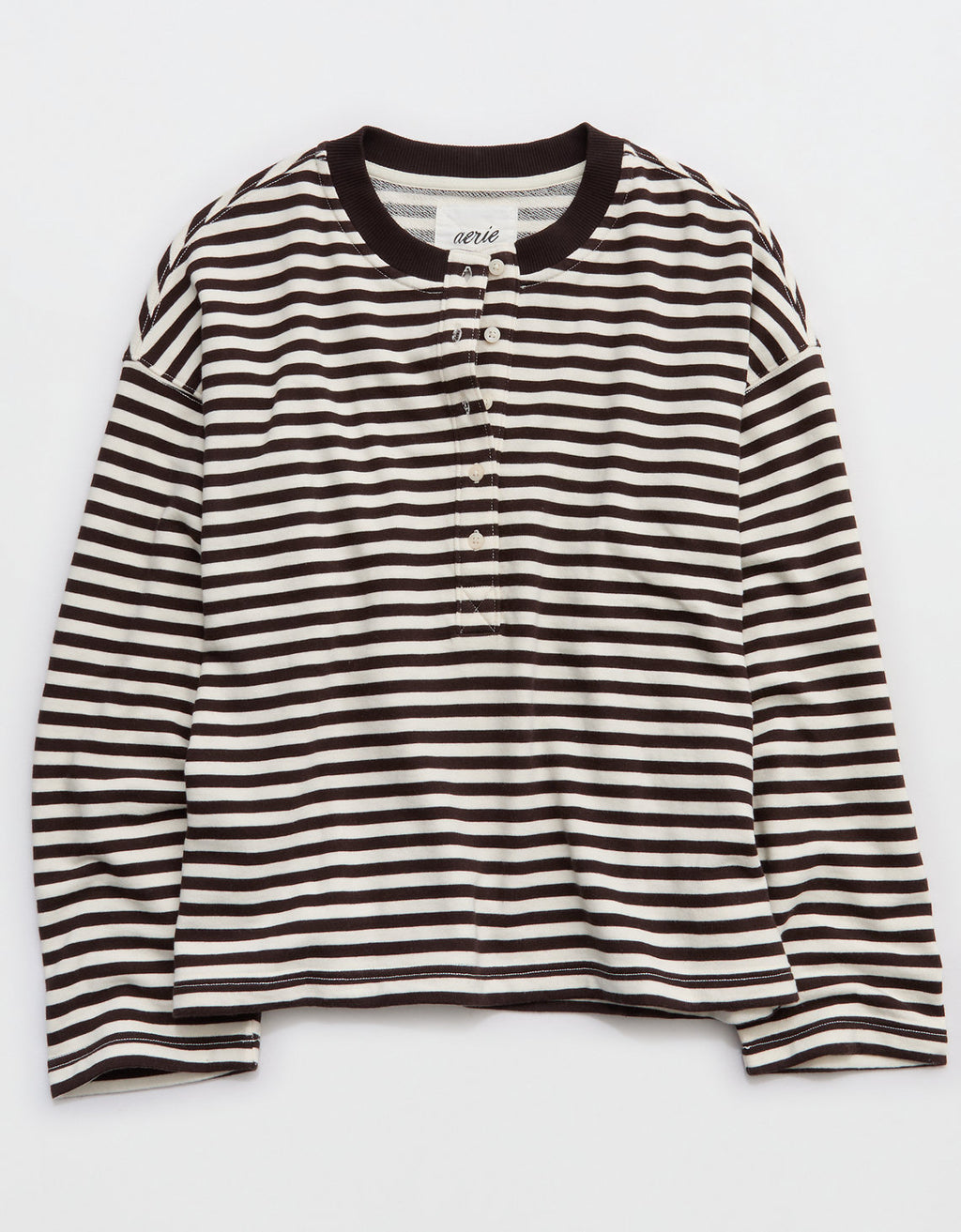 Sudadera Henley Alumni de Aerie - Generico 0743_4019_192_f