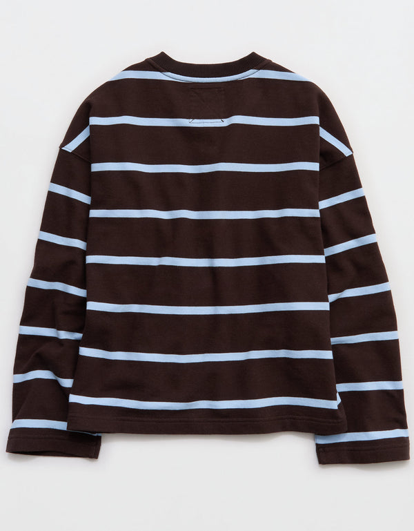 Sudadera Henley Alumni de Aerie - Rosa