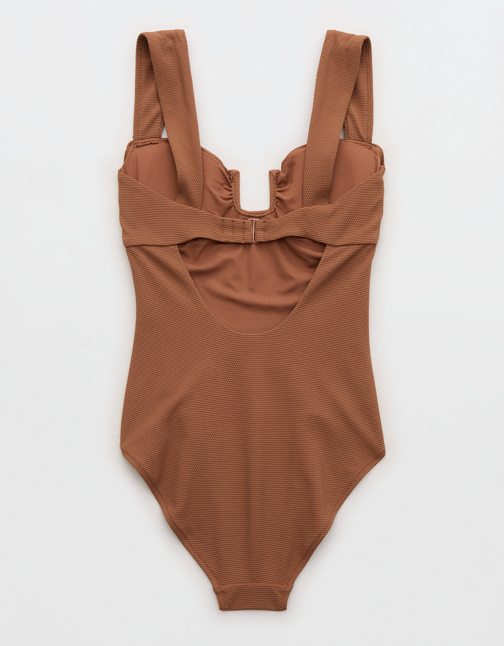 Traje de baño entero con cobertura total estilo bandeau de Aerie Piqué - Generico 0751_6898_173_b
