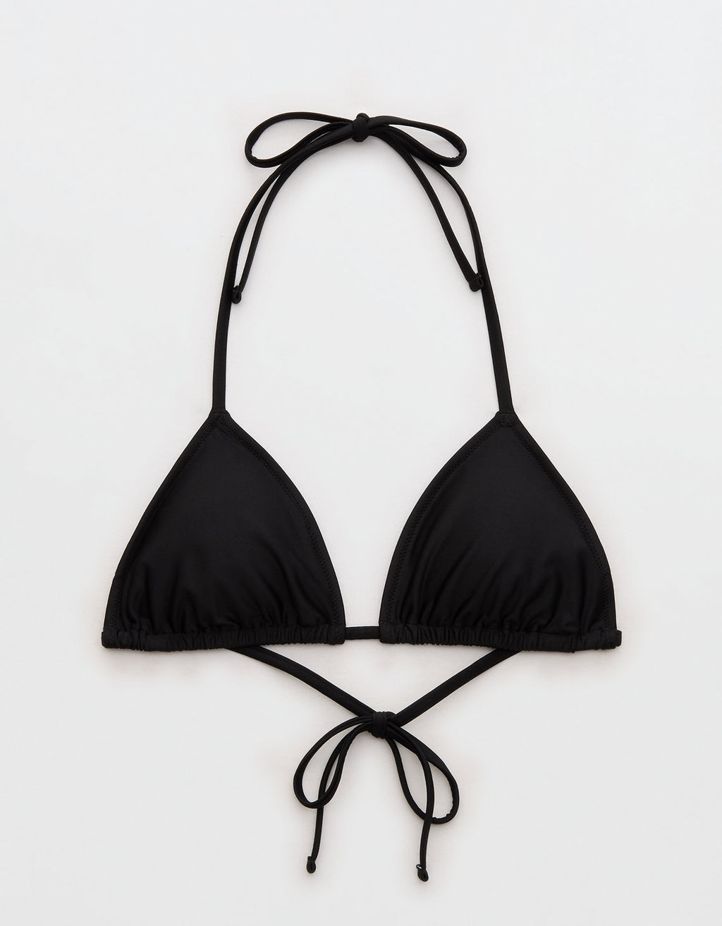 Top de Bikini Triangular By Aerie - Negro 0752_3987_073_f