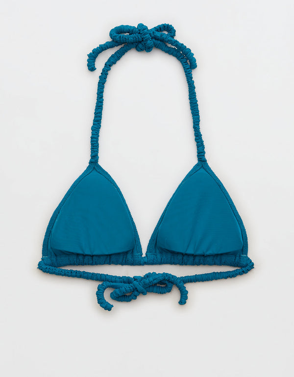 Top de Bikini Aerie en triángulo - Azul
