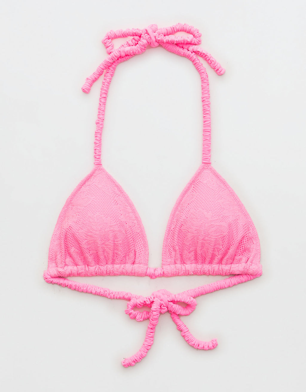 Top de Bikini Aerie en triángulo - Rojo 0752_4645_674_f
