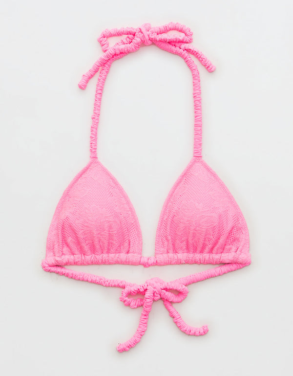 Top de Bikini Aerie en triángulo - Rojo