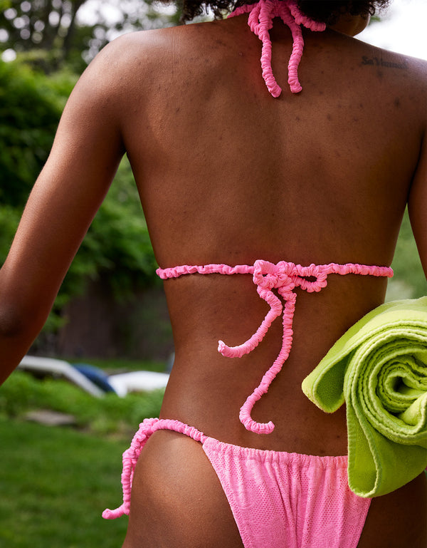 Top de Bikini Aerie en triángulo - Rojo