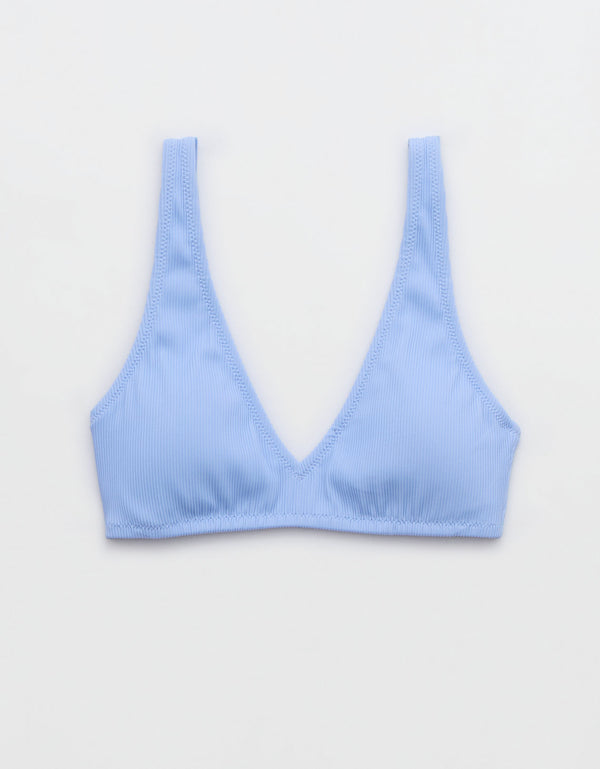 Braguita de Bikini Acanalada Aerie - Azul